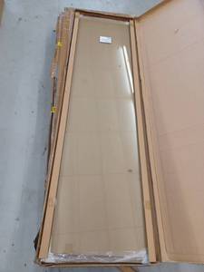 lot 11686 image: Glasswarehouse Glass Shower Panel, 78 x 20 x 38 inches