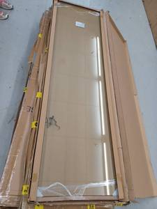 lot 11687 image: Glasswarehouse Glass Shower Door Panel, 78 x 21 x 38 inches, (Glass Panel Only)
