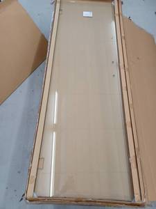 lot 11690 image: Glasswarehouse Glass Shower Door Panel 77.75in x 26 x 38 Inch