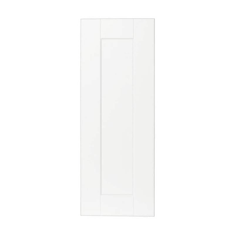 lot 6124 image: Shaker 10.85 in. W x 29.37 in. H x 0.68 in. D Wall Decorative Kitchen Cabinet End Panel in Satin White - Retail $40
