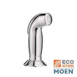 lot 6301 image: Moen Chrome Metal Kitchen Spray Head and Hose Assembly Universal
