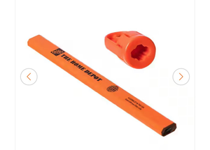 lot 6325 image: Carpenter Pencils with Original Sharpener (10-Pack) - Retail $0