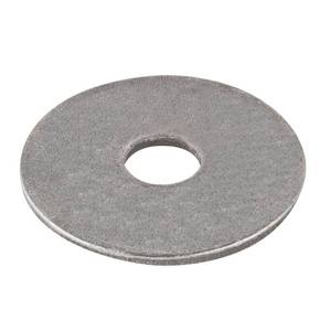 lot 6359 image: 12 in. x 2 in. Plain Steel Plate Washer (100-Piece) - Retail $17
