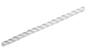 lot 6401 image: 12 in. x 50 ft. White Twisted Polypropylene Rope - Retail $0