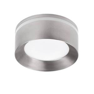 lot 6428 image: Flexinstall LED 6 In. Brushed Nickel Dual Band 5CCT DuoBright Dimming Recessed Ceiling Light - Retail $40