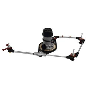 lot 6444 image: Milescraft 1221 Pantograph PRO - Complete Router Tracing System for Custom Made Wood Signs. Woodworking Sign Making Jig with Stencils and Router Bits - Retail $113