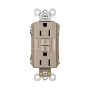 lot 6473 image: Legrand 1597Tr Radiant 15 Ampere Tamper-Resistant Self-Test Gfci Electrical Outlet - - Retail $80