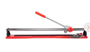 lot 6485 image: Practic 61 Plus-24 in. Tile Cutter with Tungsten Carbide Blade and Roller Guide - Retail $0