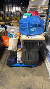 lot 9992 image: Misc Pallet of incomplete, damaged or nonfunctional items.  H2Ogo inflatable is untested  - Retail $0