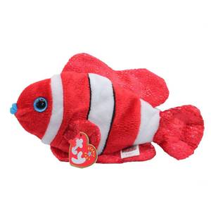 lot 6503 image: Ty Beanie Baby Jester the Clownfish  Stuffed Animal  MWMT - Retail $55
