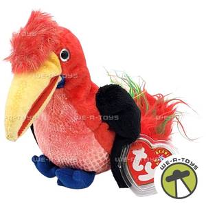 lot 6504 image: Ty Beanie Babies Frills the Hornbill Plush 2001 - Retail $500
