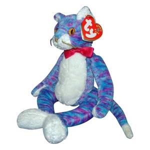 lot 6506 image: Ty Beanie Baby Kooky the Cat  Stuffed Animal  MWMT - Retail $40