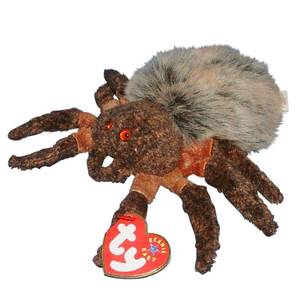 lot 6515 image: Hairy Beanie Baby Spider Plush by Ty 2000 - Retail $40