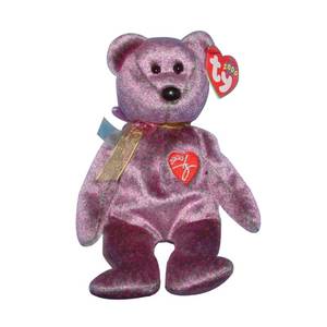 lot 6517 image: Ty Beanie Baby 2000 Signature Bear  Stuffed Animal  MWMT - Retail $300
