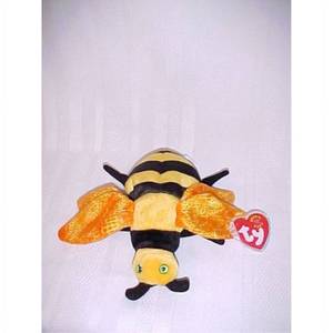 lot 6523 image: Ty Beanie Babies Buzzie the Bee Plush 2001 - Retail $28