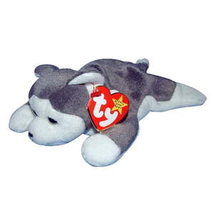 lot 6531 image: Ty Beanie Baby Nanook the Husky  Stuffed Animal  MWMT - Retail $2,300