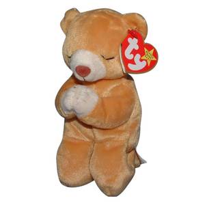 lot 6532 image: Ty Beanie Babies Hope Praying Bear Plush 1999 - Retail $15,000