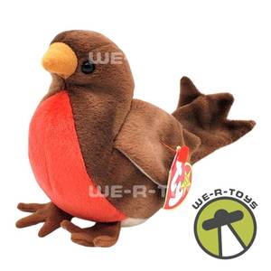 lot 6538 image: Ty Beanie Babies Early the Robin Plush 1998 - Retail $1,000