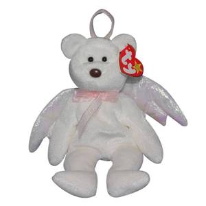 lot 6539 image: Ty Beanie Baby Halo the Bear  Stuffed Animal  MWMT - Retail $6,000