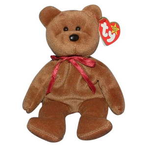lot 6546 image: Ty Beanie Baby Teddy (1995) ENCASED - Retail $2,000