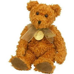 Ty Beanie Baby Teddy the Bear 100 Years of Teddy Bears Plush 2002 ENCASED - Retail: $88