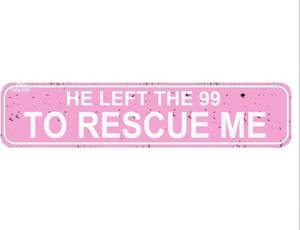 lot 68098 image: 16 x 4 Inch He Left The 99 To Rescue Me Metal Sign, Christian Inspirational Hebrews Bible Verse Sign, Farmhouse Wall Decor Garden Bar Farm House Garage Wall Decor Pink Tin Signs 16 X 4 Inch