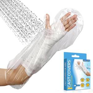 lot 68109 image: ClearSafe arm ALLAY Cast Covers for Shower Arm - 2Pcs Cast Protector for Shower Arm Adult - Reusable Shower Boots for Arm After Surgery - Durable Waterproof Arm Cast Cover for Shower Adult, Men, Women