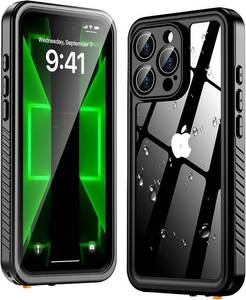 lot 68158 image: Oterkin Waterproof Case for iPhone 16 Pro Case, 360  Full Body Rugged 16 Pro Phone Cover with Built-in HD Screen & Camera Protector 12FT Military Grade Protection Shockproof (Black)