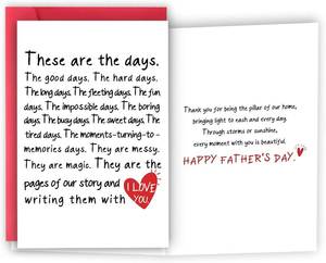 lot 68166 image: 8x5.3 inches Fathers Day Card Gifts from Wife