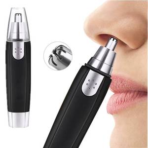 lot 59833 image: NEW Nose Hair Trimmer for Men Women Ear Facial Hair Electric Battery Operated