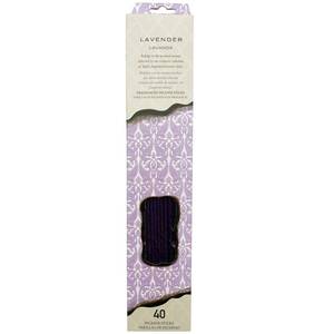 lot 3 image: NEW 40 Count Lavender Incense Sticks Relaxing Aromatherapy Burn Time 20 Min