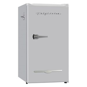 lot 134 image: Frigidaire 3.2 Cu. ft. Retro Compact Refrigerator with Side Bottle Opener EFR376  Moonbeam - Retail $320