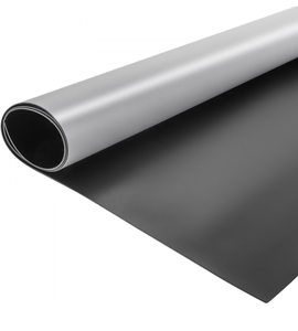 lot 160 image: VEVOR Dance Floor Roll Portable 6.6x49.2ft Practice Dance Floor 1.5mm Thickness PVC Dance Flooring Dance Floor GreyBlack Roll out Dance Floor Non-slide &Wearproof Dance Floor Easy Cleaning for Ballet - Retail $504