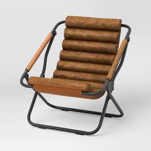 lot 180 image: Sling Chair Caramel - Room Essentials - Retail $65