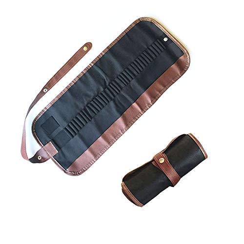 lot 2041 image: DIY Clay Canvas Chisel Roll - 36 Slots Heavy Duty Pottery Tool Storage Bag For Pumpkin Carving & Sculpting - Retail $9