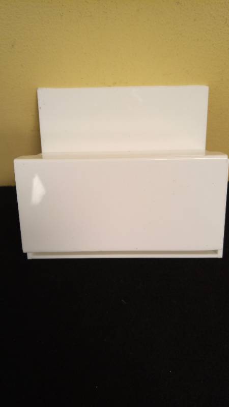 lot 2084 image: MyGift Dry Erase Marker Holder 10 Slots Whiteboard Marker Holder For Wall Dry Erase Eraser Holder Wall Mount White - Retail $18