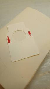 lot 2052 image: Wine Bottle Tags 150 PCS Durable Paper White - Retail $20