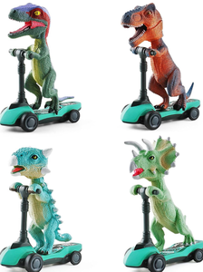 lot 70247 image: Dinosaurs on scooters  - Retail $15