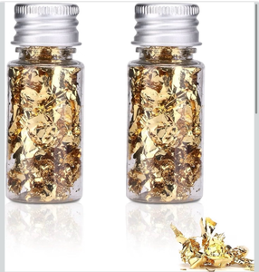 lot 70279 image: 2 Bottles of Gold Flakes - Retail $8
