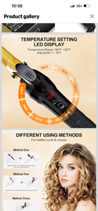 lot 70291 image: Curling Iron - Retail $40