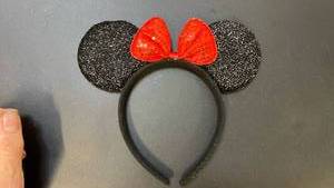 lot 70297 image: Character Ear Headband with Red Bow - Retail $8