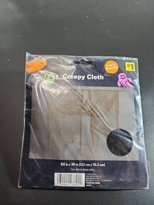 lot 71106 image: Creepy Cloth Halloween Decoration 60 x 30 inches (4Pk) - Retail $5