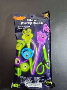 lot 71111 image: Glow Party Pack Lightstick Set Monster Character Design - Retail $8