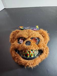 lot 71117 image: Furry Bear Monster Mask (2Pk) - Retail $16