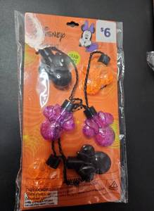 lot 71124 image: Disney Light Up Necklace Halloween 3 Flash Modes (Lot of 2) - Retail $12