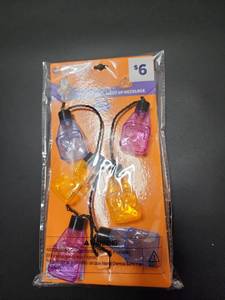 lot 71126 image: Bluey Light Up Necklace 3 Light Modes (Set of 2) - Retail $12