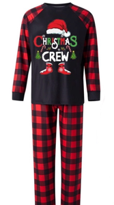 lot 9226 image: Family Matching Christmas Pajamas Set, Cute Elk Sleepwear for Dad (Mens S)