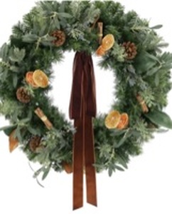 lot 10882 image: Members Mark 30 Harvest Greenery Wreath