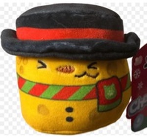 lot 10885 image: ChewMees Chedda the Cheese Plush Pet Toy