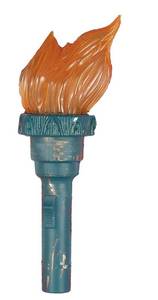lot 9210 image: Rubies Light Up Liberty Torch Costume Accessory for Adults, Womens 12